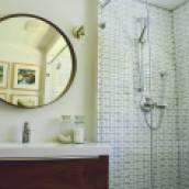 Modern Hexagon Bathroom Details