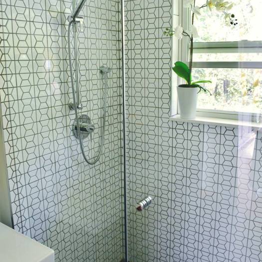 Modern Hexagon Bathroom 2